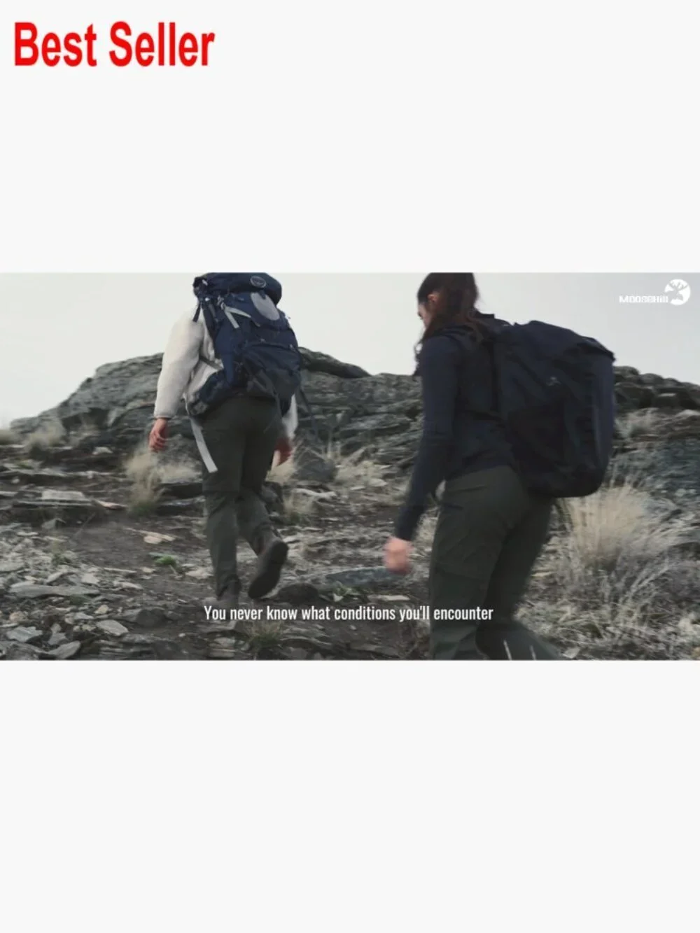 Convertible Hiking Pants Quick-Dry Water-Resistant Lightweight Zip-Off